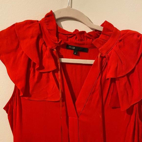 Maje red dress - Picture 4 of 4